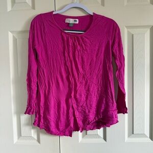 Old Navy Pink Long Sleeve Nursing Top Size Small